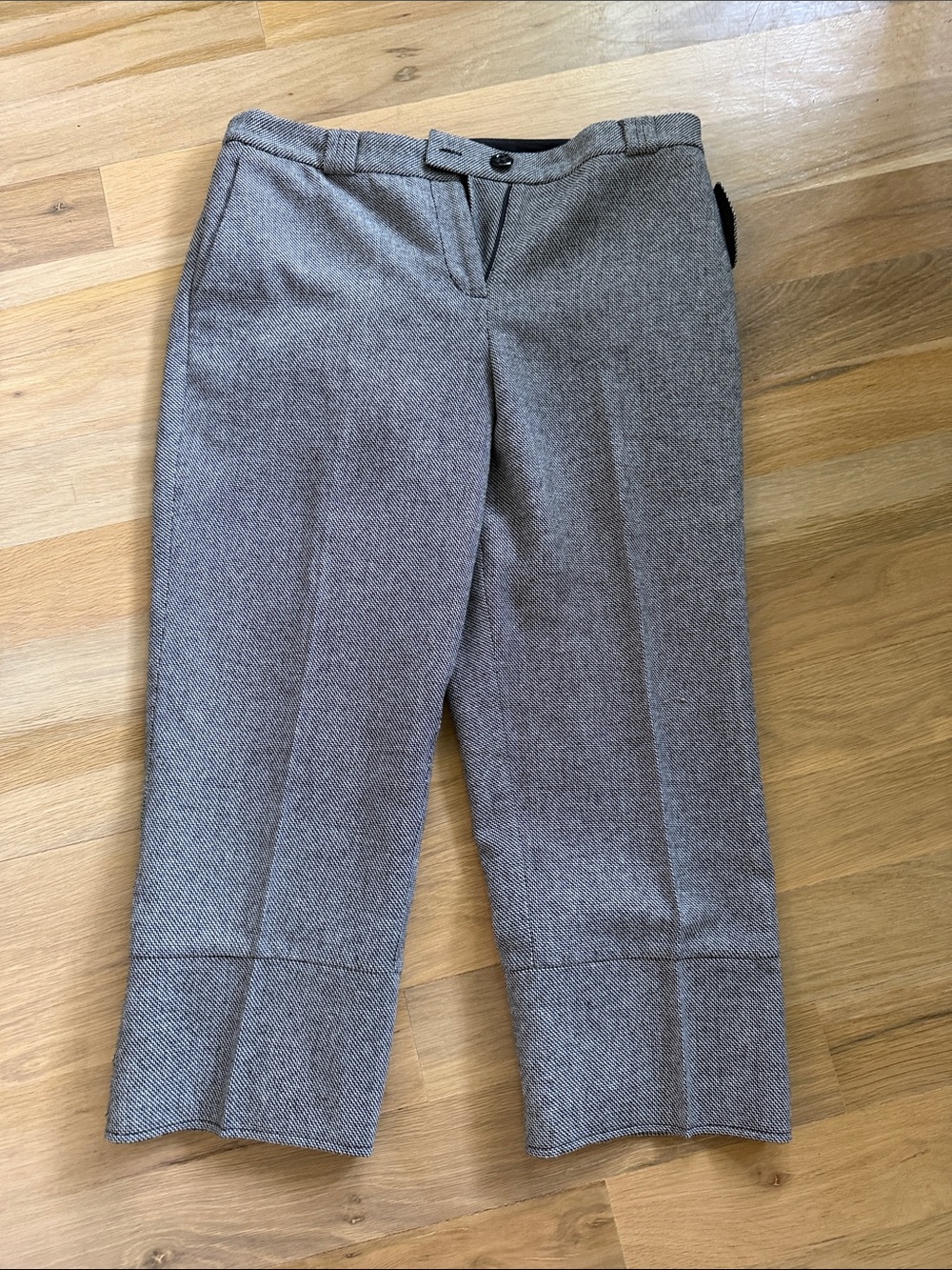 Loft Black and White Capri Trousers